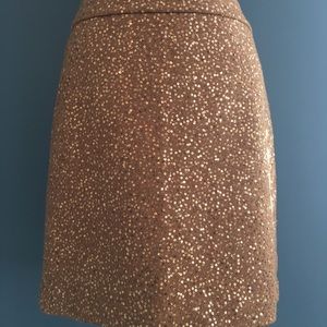 LOFT sequin detail skirt